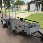 5’ x 10’ Single Axle Utility Trailer with Steel Mesh Ramp